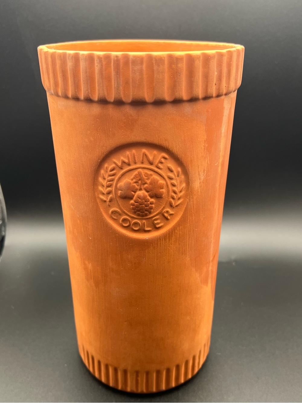🍁 Vintage Blue Mountain Pottery Terracotta Wine Cooler - Mold 355